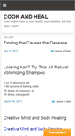 Mobile Screenshot of cookandheal.com