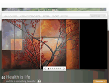 Tablet Screenshot of cookandheal.com
